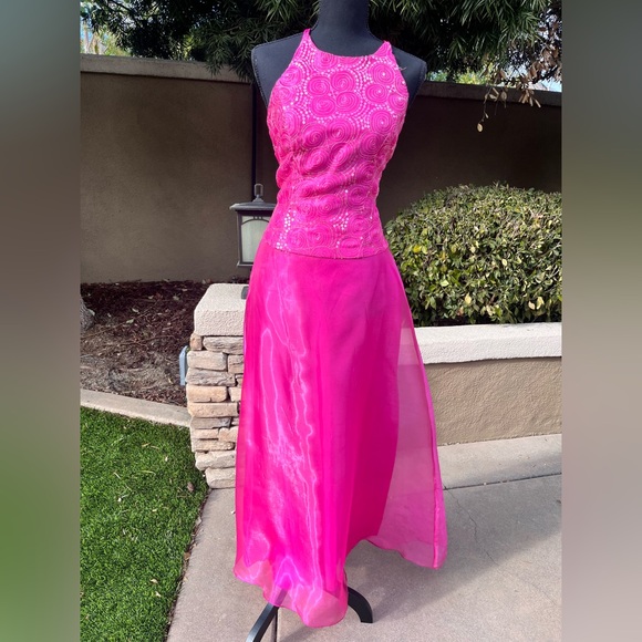 Blondie Nites Two piece formal prom gown - Picture 1 of 5